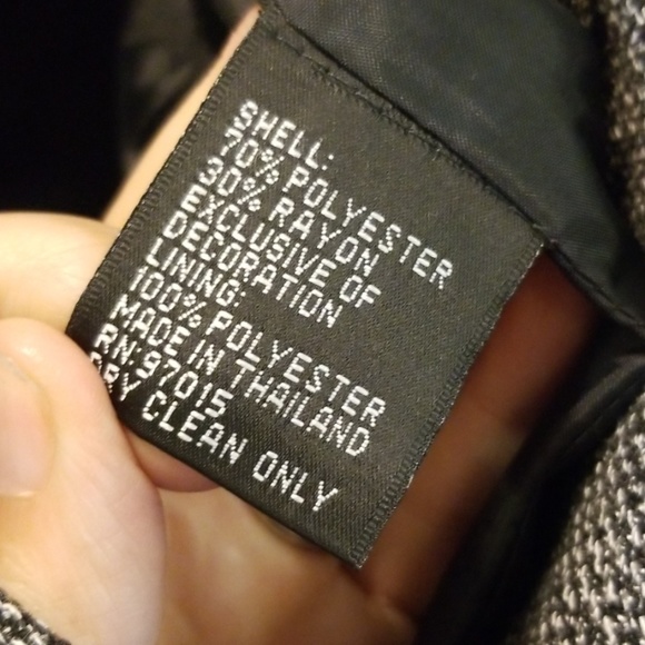 Larry Levine Sz 12P Blazer with Cool Cross Detail - Picture 5 of 5